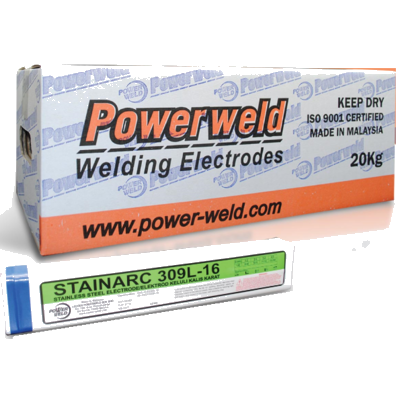 POWERWELD STAINLESS STEEL WELDING ELECTRODE E309L-16